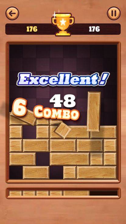 Wood Drop: Slide Block Puzzle游戏截图