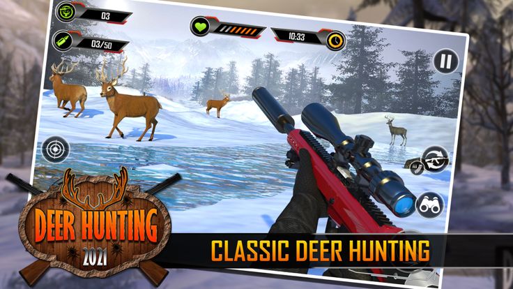 Wild Deer Hunting Challenge 3D游戏截图