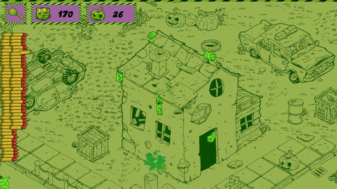 Hidden Cats : Zombie Hunter游戏截图