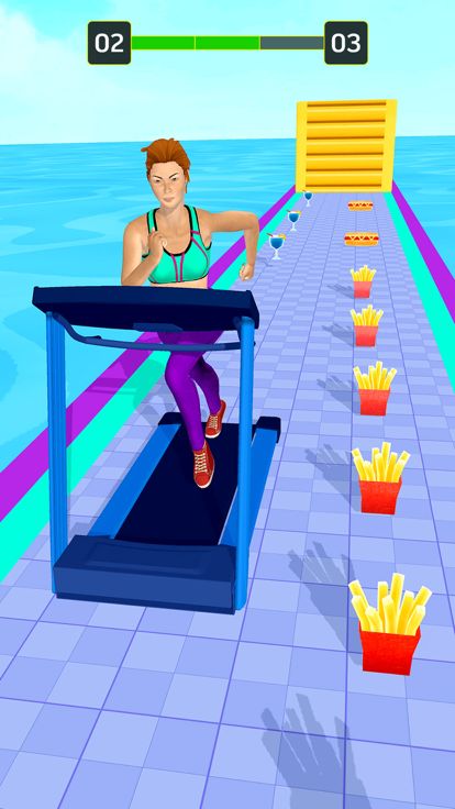 Run & Get Fat or Flex Six Pack游戏截图