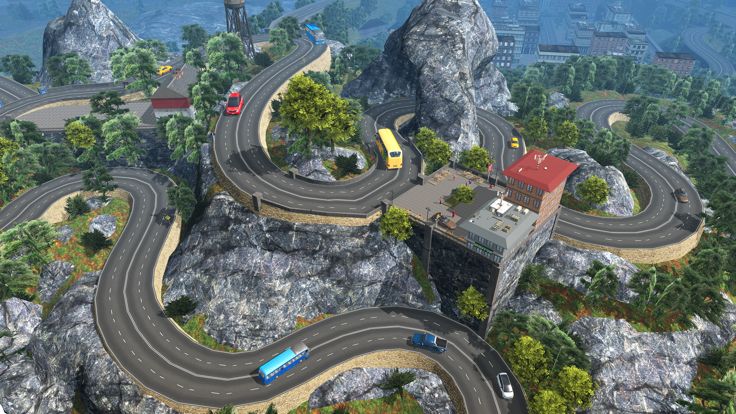 巴士模拟器 - 长途汽车 - 前往中国游戏截图