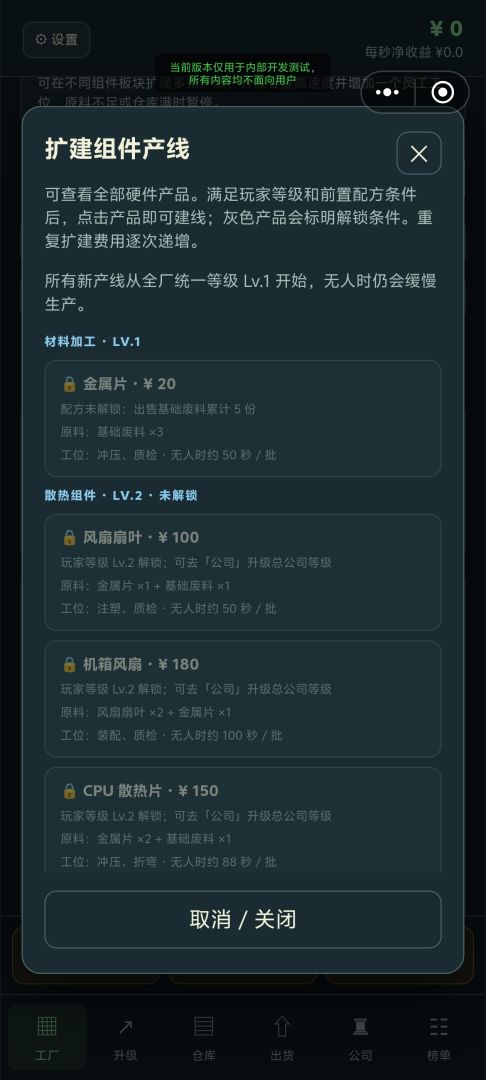 目标：打造电脑制造帝国游戏截图
