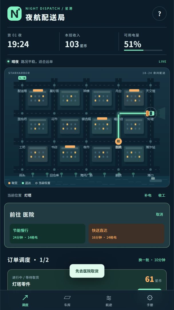 夜航配送局游戏截图