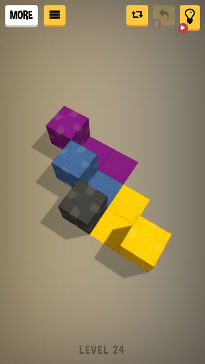 Block Puzzle 3D roll cube game游戏截图