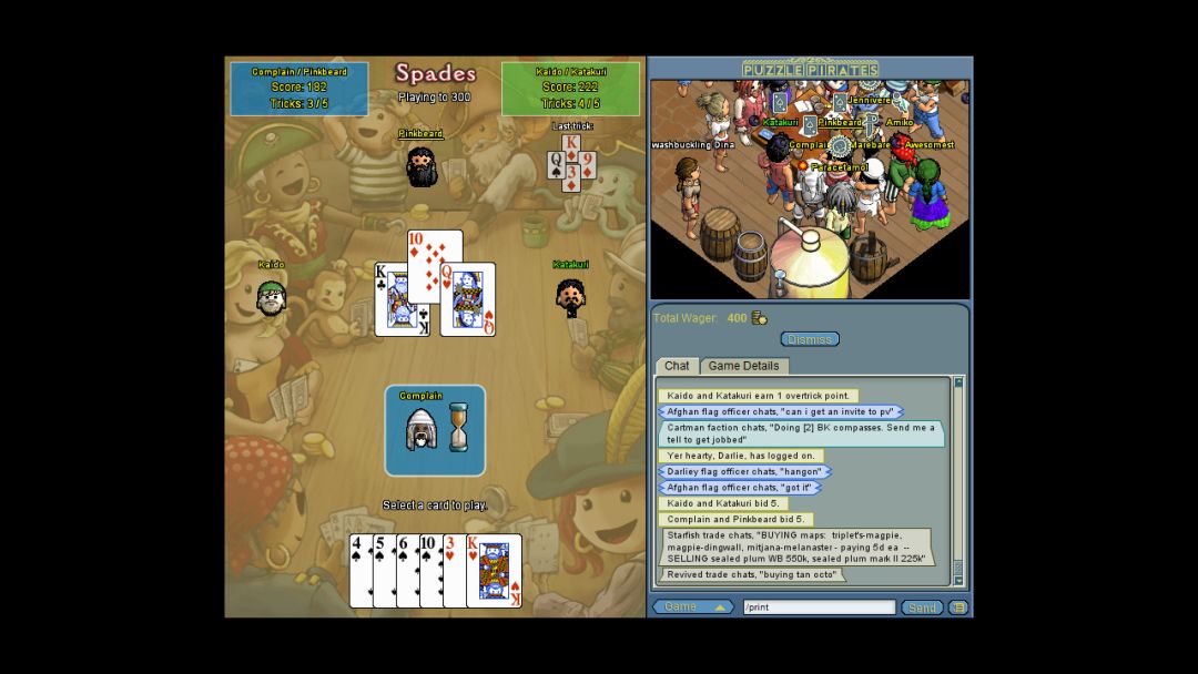 Puzzle Pirates: Dark Seas游戏截图