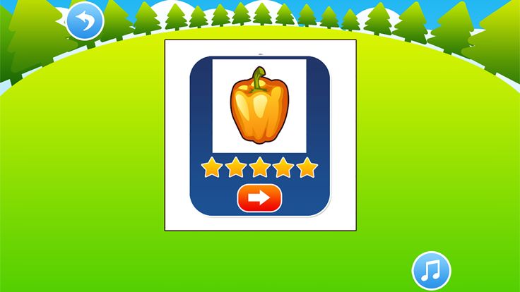 儿童认蔬菜 - 儿童游戏(2岁-3岁)免费游戏截图