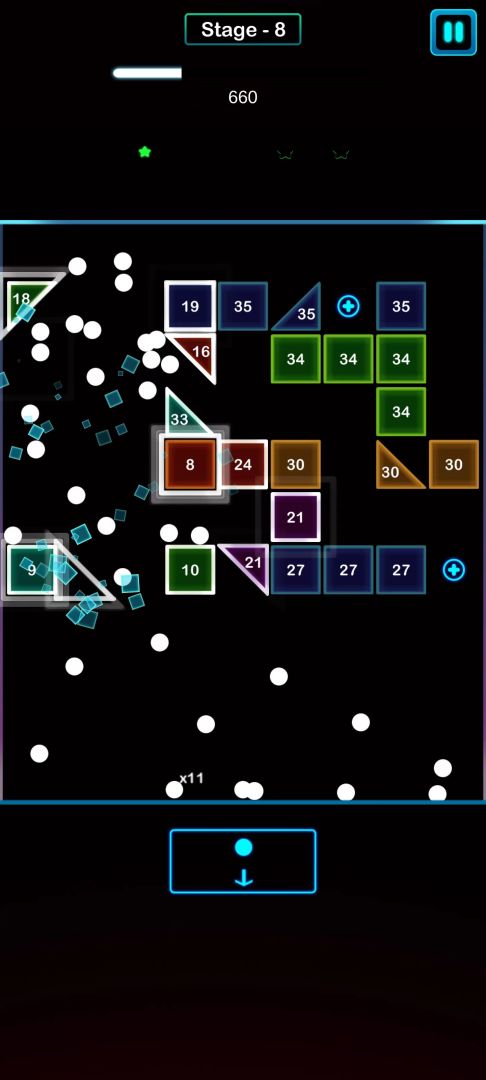 彩色弹跳球游戏截图