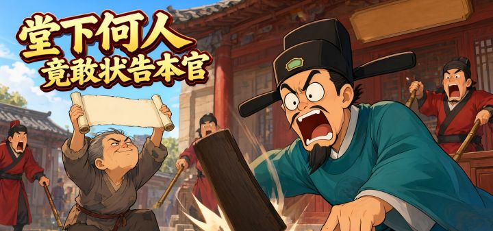 堂下何人,竟敢状告本官 封面