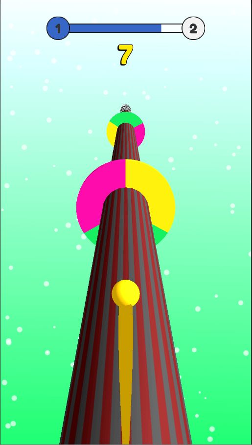 彩色螺旋球游戏截图