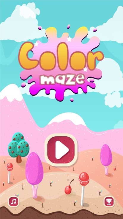 迷宫刷刷乐: 涂色迷宫游戏截图