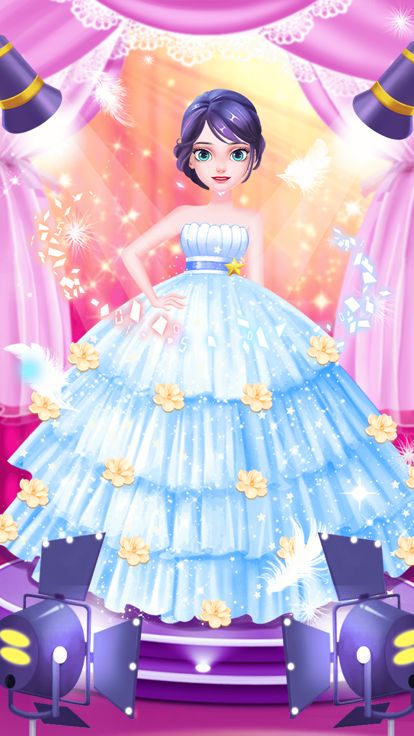 冰雪公主皇家婚礼-美发美甲时尚换装化妆少女小游戏游戏截图