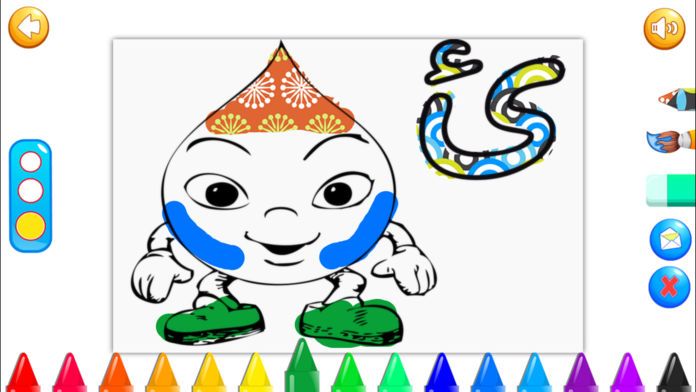Kurdish Alphabet Coloring游戏截图