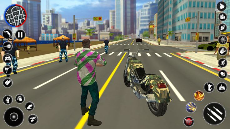 GTA Gangsters Crime City Game游戏截图