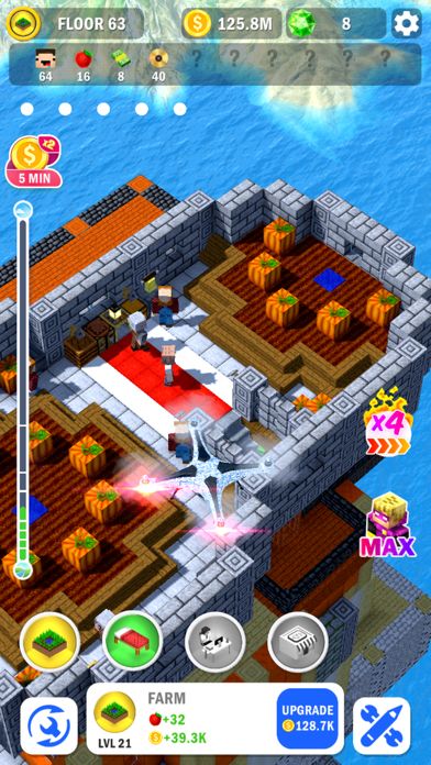 Tower Craft - Idle Block Build游戏截图