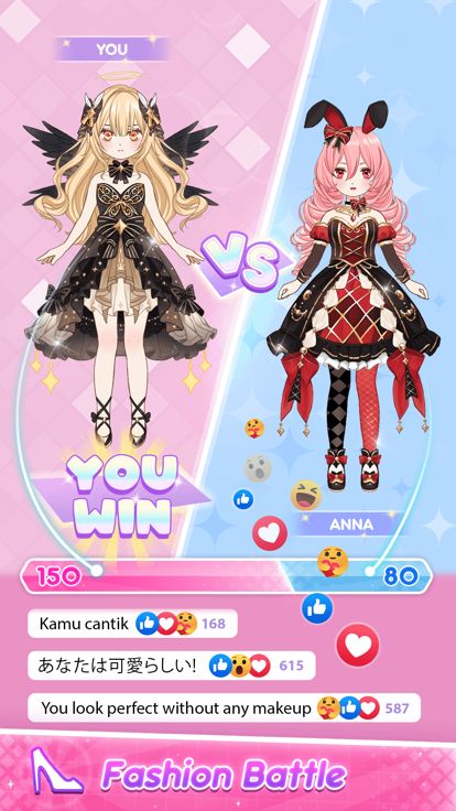 Anime Dress Up - Doll Dress Up游戏截图