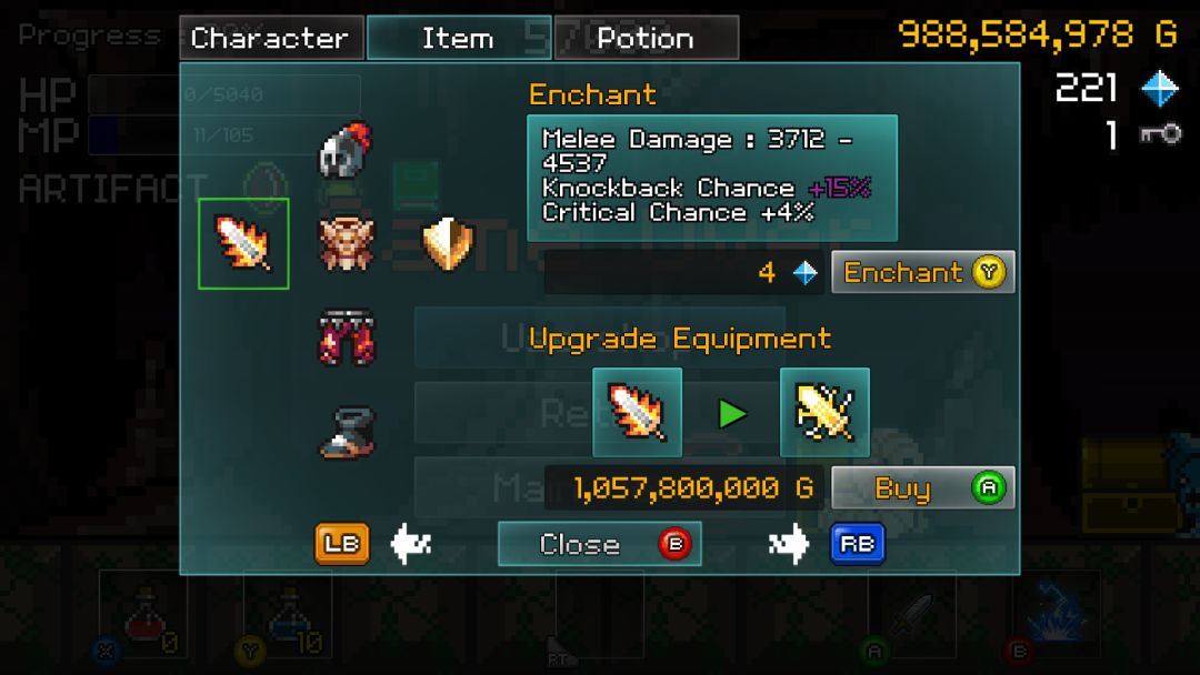 Buff Knight Advanced游戏截图