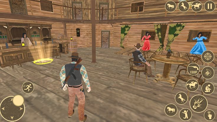 Wild West Cowboy Horse Riding游戏截图