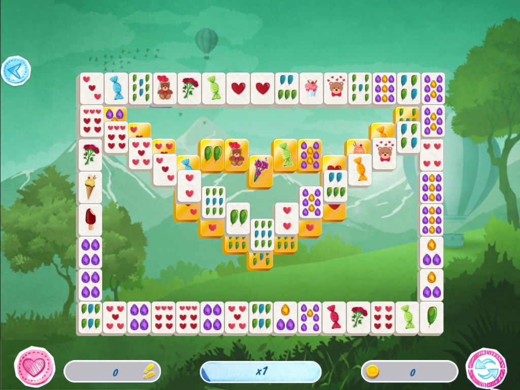 Mahjong Valentine's Day游戏截图