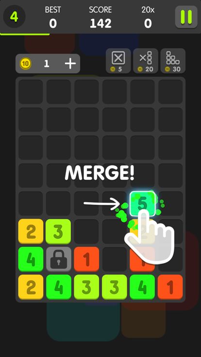 Drag And Merge Puzzle游戏截图