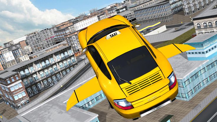 Flying Taxi Driver 3d Simulator游戏截图