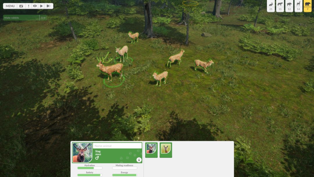 Natural Instincts: European Forest游戏截图