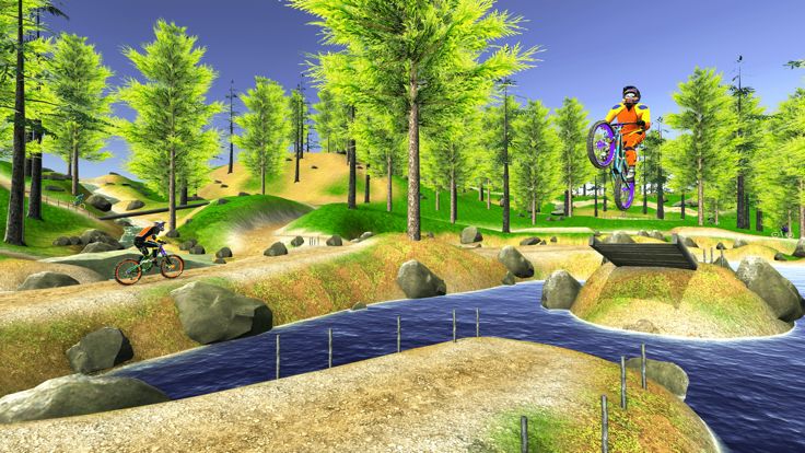 BMX 自行车游戏越野自行车游戏截图