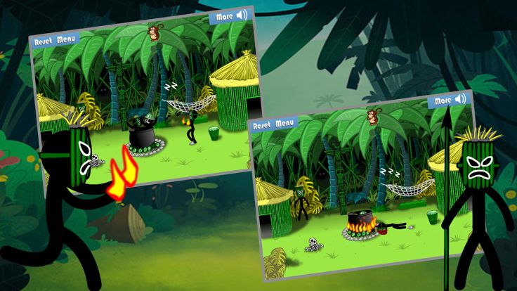 火柴人食人族游戏截图