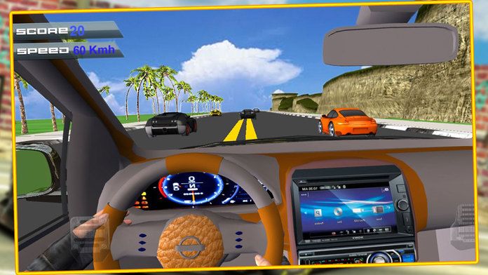 高速公路车驾驶游戏截图