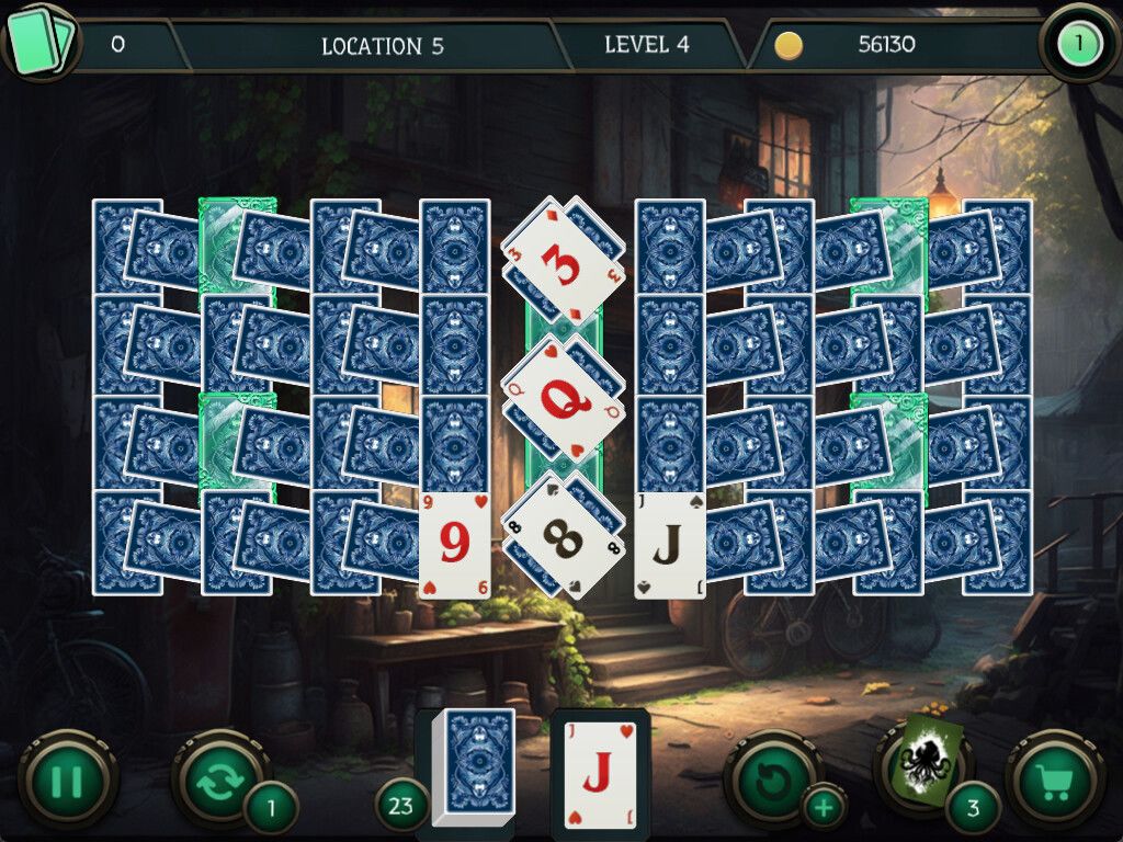 Mystery Solitaire. Cthulhu Mythos 3游戏截图