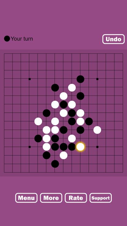 单机版五子棋游戏截图