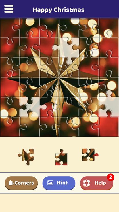 Happy Christmas Jigsaw Puzzle游戏截图
