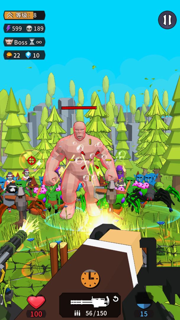 方块人绝地恰鸡战场游戏截图