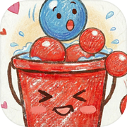 画线：彩球瀑布icon