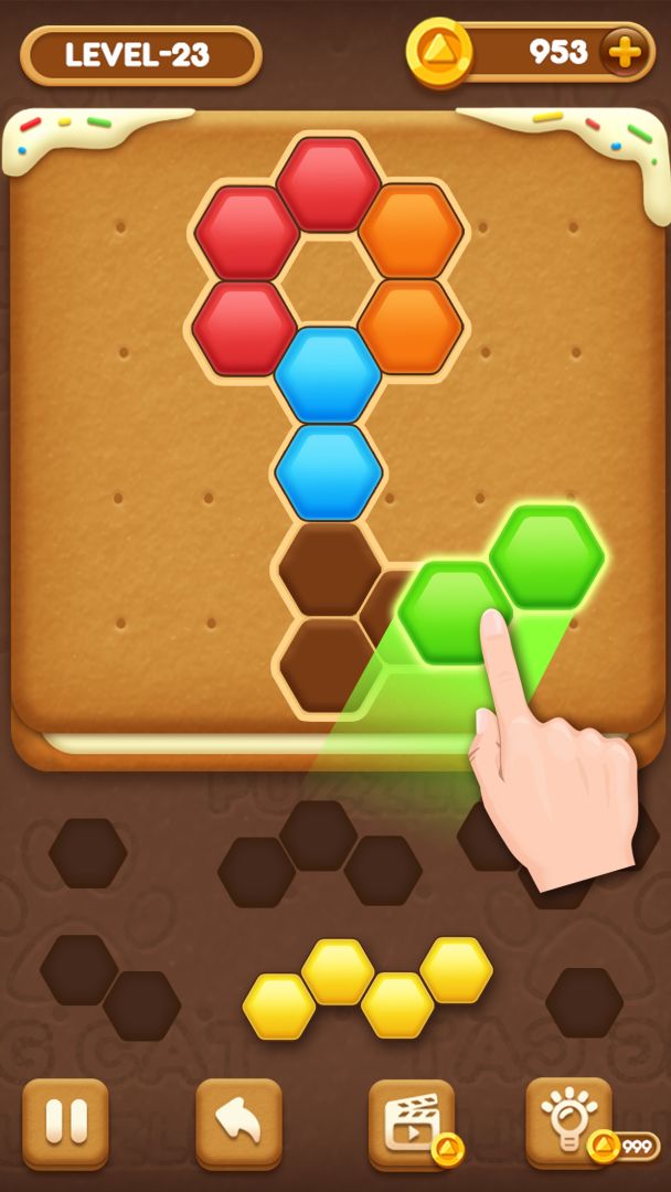 Cookie Puzzle: Hexa(测试版)游戏截图