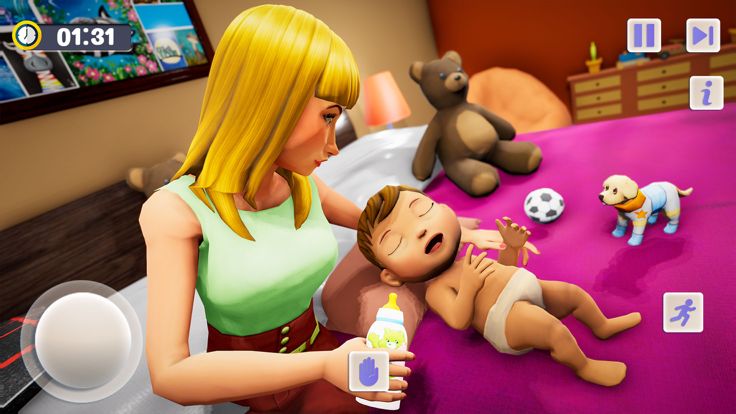 虚拟的 快乐的 家庭 生活 模拟游戏截图