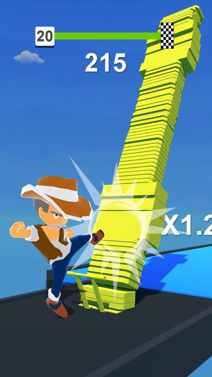 Stack Color Cube - Blocks Run游戏截图