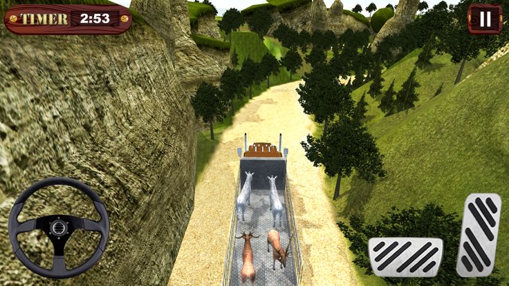 动物救援运输卡车＆3d驾驶游戏游戏截图