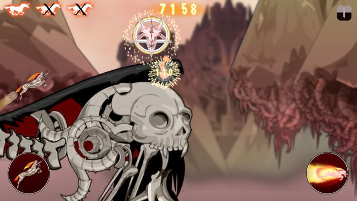 Robot Unicorn Attack Heavy Metal Edition游戏截图