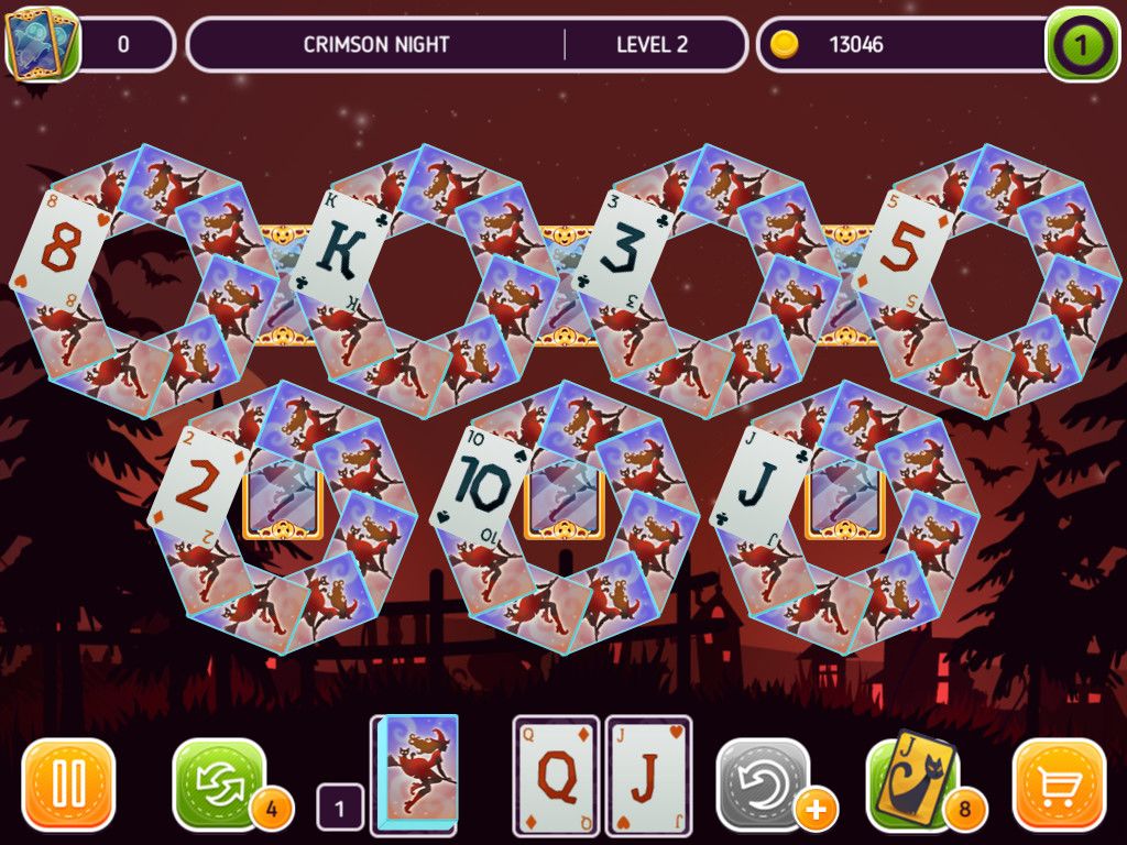 Solitaire Halloween Story游戏截图