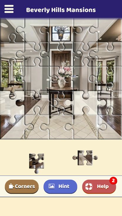 Beverly Hills Mansions Puzzle游戏截图