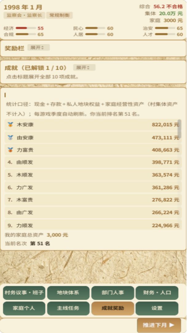 城村年轮游戏截图