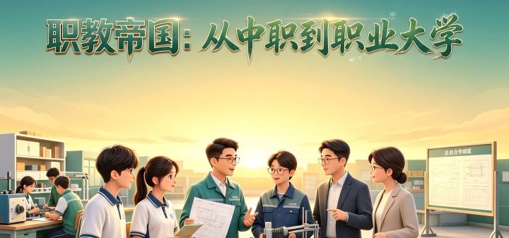 职教帝国:从中职到职业大学 封面