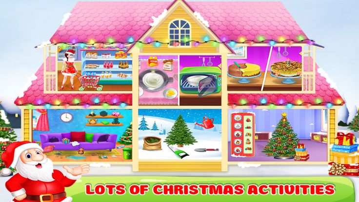 Christmas cake maker and party游戏截图