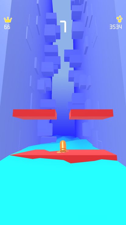 跳一跳小游戏 - 果冻方块弹一弹游戏截图
