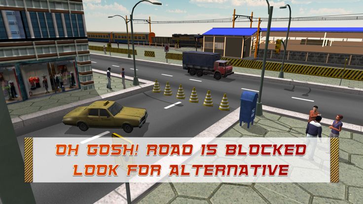 赶火车 - 极端驾驶车辆的停车场及模拟器游戏游戏截图