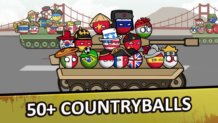 Countryballs - Zombie Attack游戏截图
