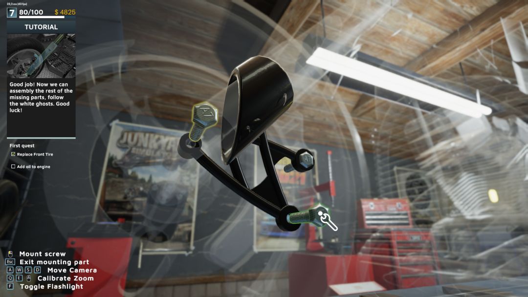 Motorcycle Mechanic Simulator 2021: Prologue游戏截图