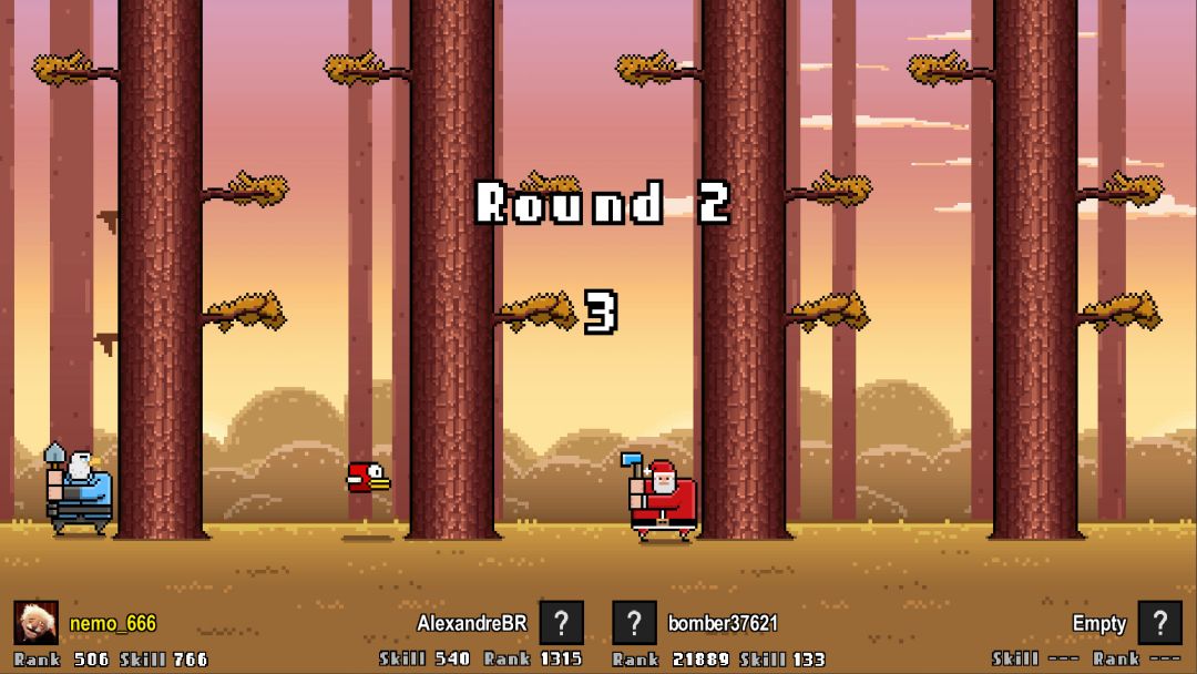 Timberman游戏截图