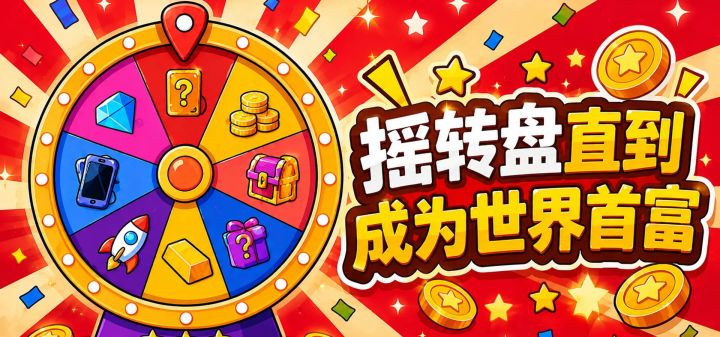 摇转盘直到成为世界首富 封面