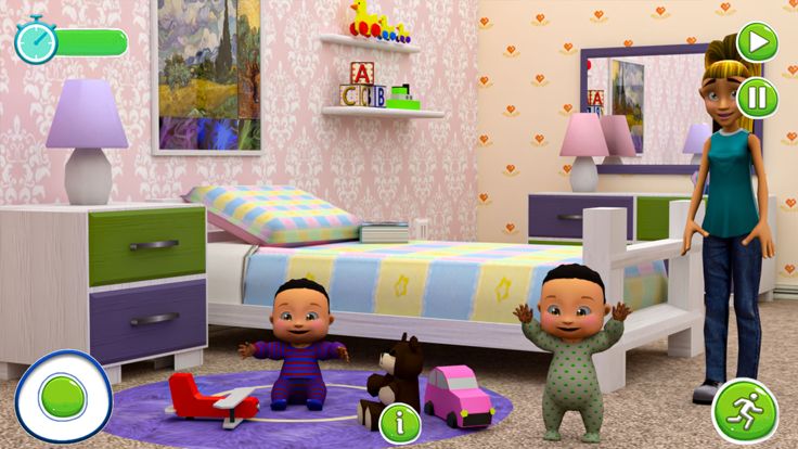 双胞胎保姆日托游戏游戏截图